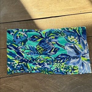 Lilly Pulitzer GWP Head Wrap Sneak a Break Bennet Blue  Never Worn